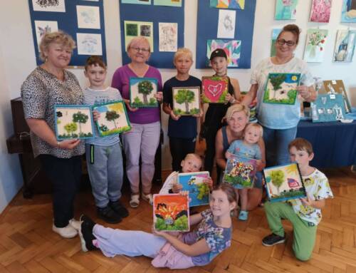 Warsztaty artystyczne dla seniorów z wnukami