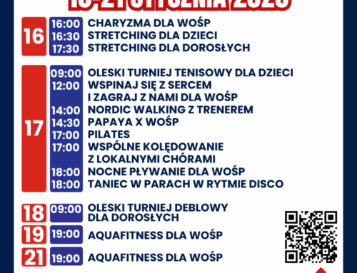 Kalendarz wydarzeń WOŚP na&nbsp;dni 16-21 stycznia