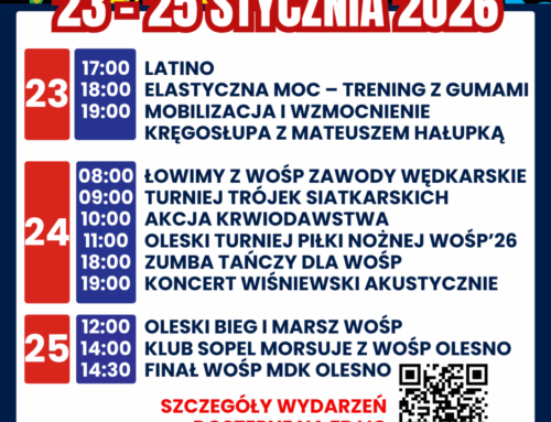 Kalendarz wydarzeń WOŚP na&nbsp;dni 23-25 stycznia