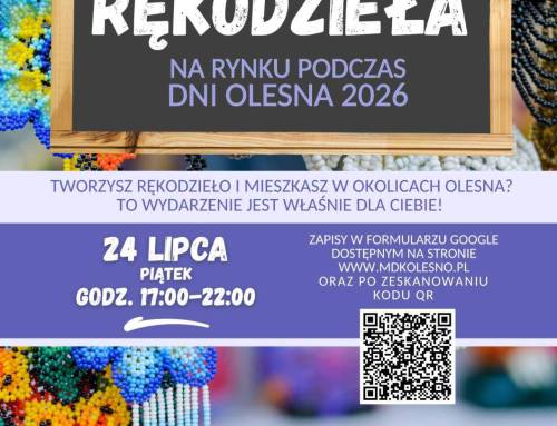 Jarmark Rękodzieła podczas Dni Olesna 2026 (piątek)